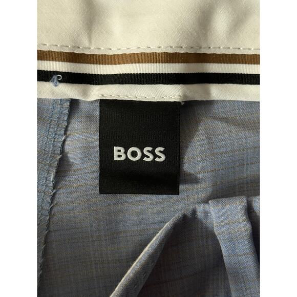 BOSS Hugo Boss TAMATA4 slim leg trousers pants light blue size 16 - Picture 6 of 8